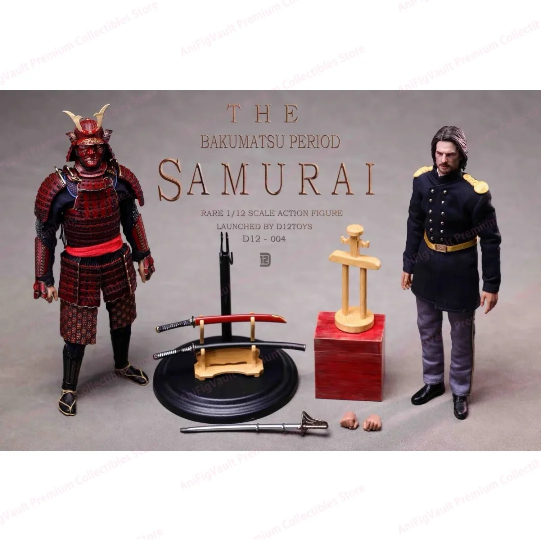 Figura de acción D12TOYS 1/12 de 6 pulgadas, serie Palm Collection, Shogun japonés, El último guerrero, Tom Cruise, juguete, regalo, decoración