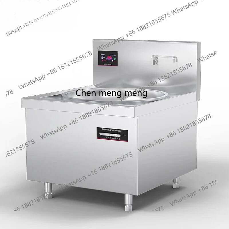 

Commercial large-capacity and high-power induction cooker canteen school factory large frying stove 30KW large pot stove