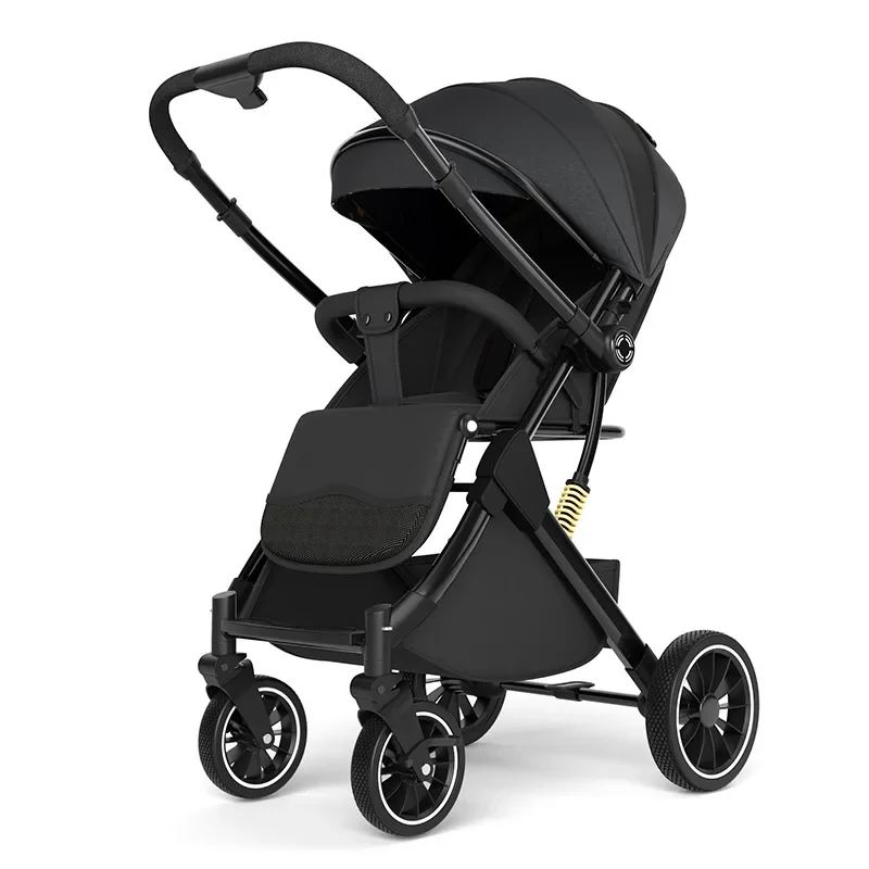 Portable Baby Stroller Newborn Baby Two-way Swivel Seat High Landscape Folding Travel Stroller Ultra-light Four-wheeled Stroller