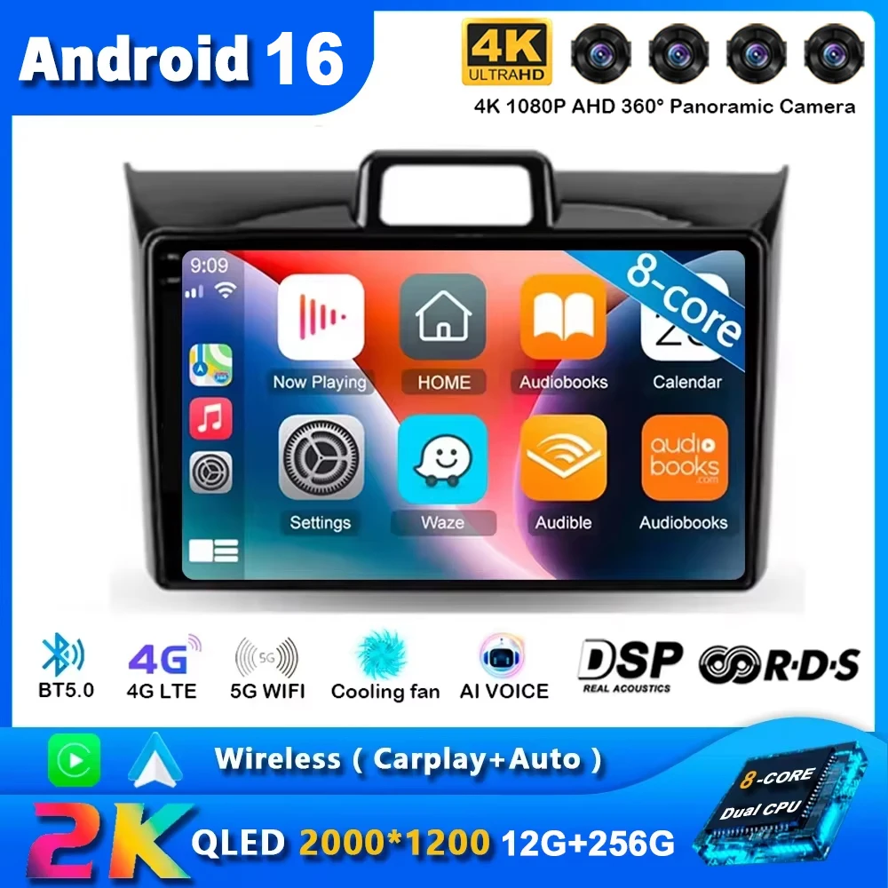 Car Android For Toyota Corolla Axio 2 Fielder 3 E160 2012 - 2021 Auto Radio Stereo Head Unit Multimedia Player GPS Navigation BT