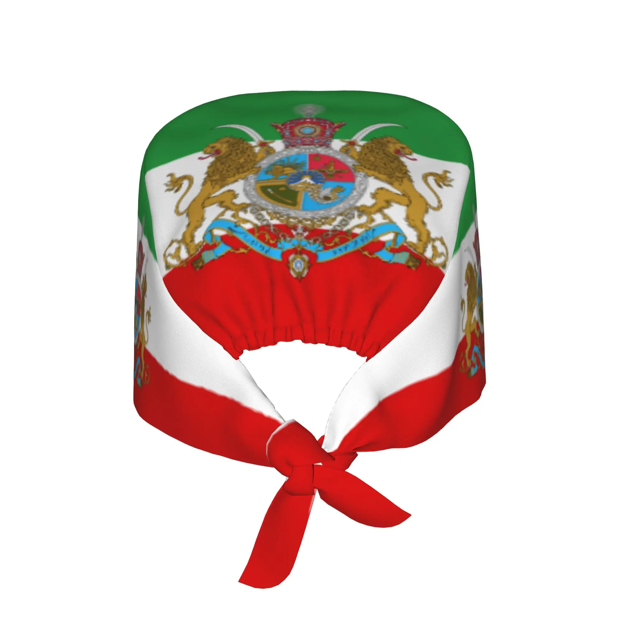 Iran Flag Working Cap Surgical Hats Women Men  Operating Room Cap Nursing Cap Lab Works Hat