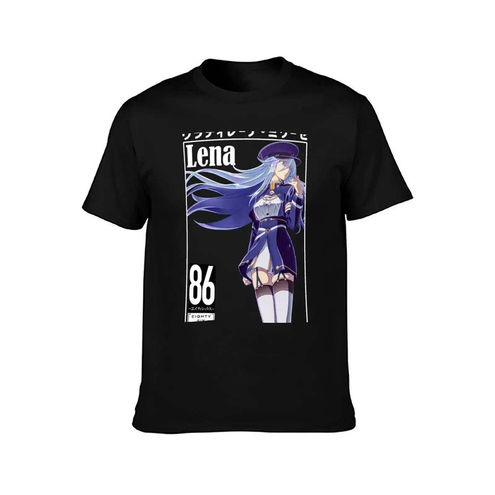 Lena - 86 Eighty Six T-Shirt Anti-Fade Casual Tee Shirt T-Shirt