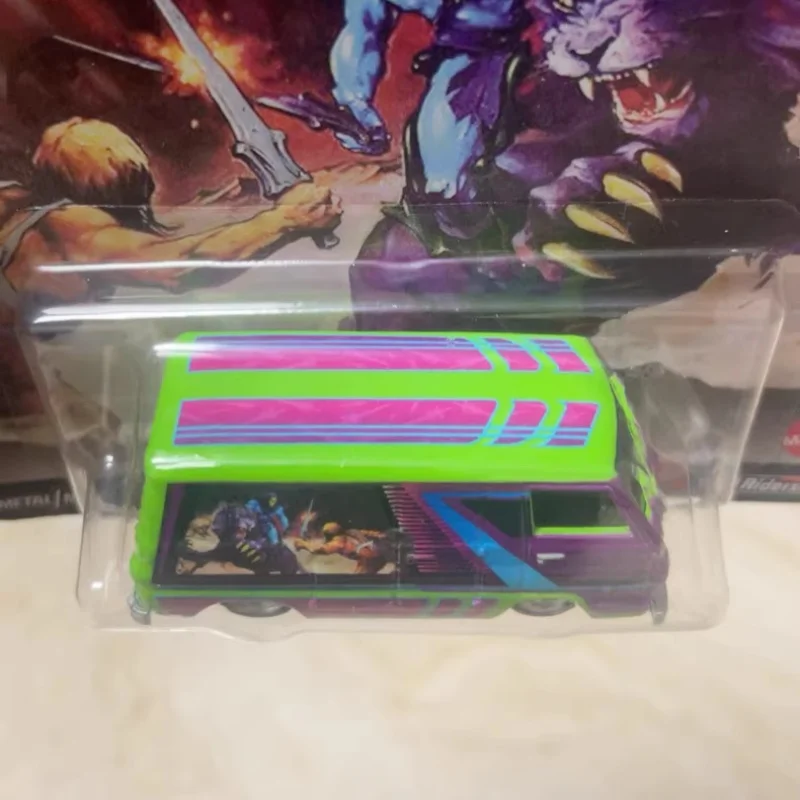 Hot Wheels Premium 2025 Cultura Pop Hotwheels 2025 1/64 Modelo de Carro Crianças Brinquedos Mestres do Universo Dodge A100 Menino Crianças Brinquedos