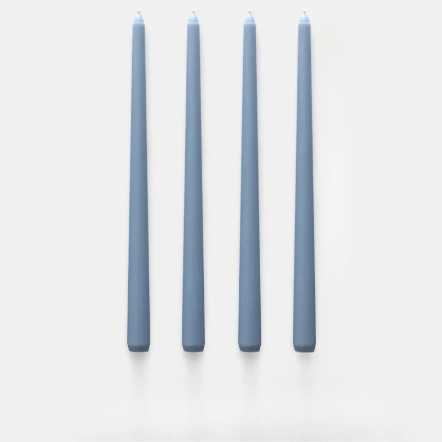4 Stück/Box 25cm/9,84 Zoll Morandi Farbverlauf Stabkerzen-Set, Lange Unparfümierte Kerzen für Hochzeit, Abendessen, Party & Heimdekoration – Detail 31