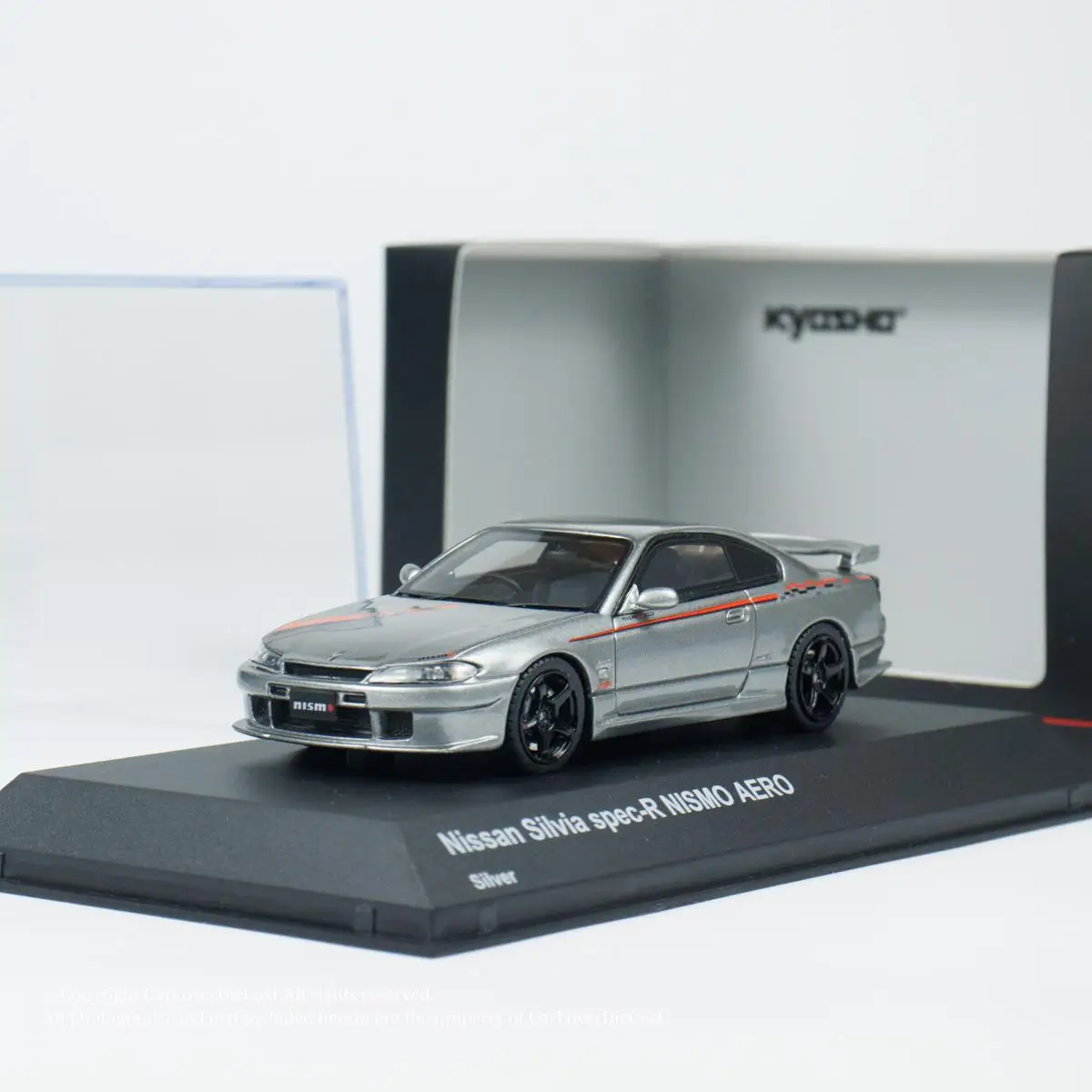 

Kyosho 1:43 Scale Nissan S15 Spec R Skyline Resin Car Model Collectible Toy Gift Souvenir Display Ornament