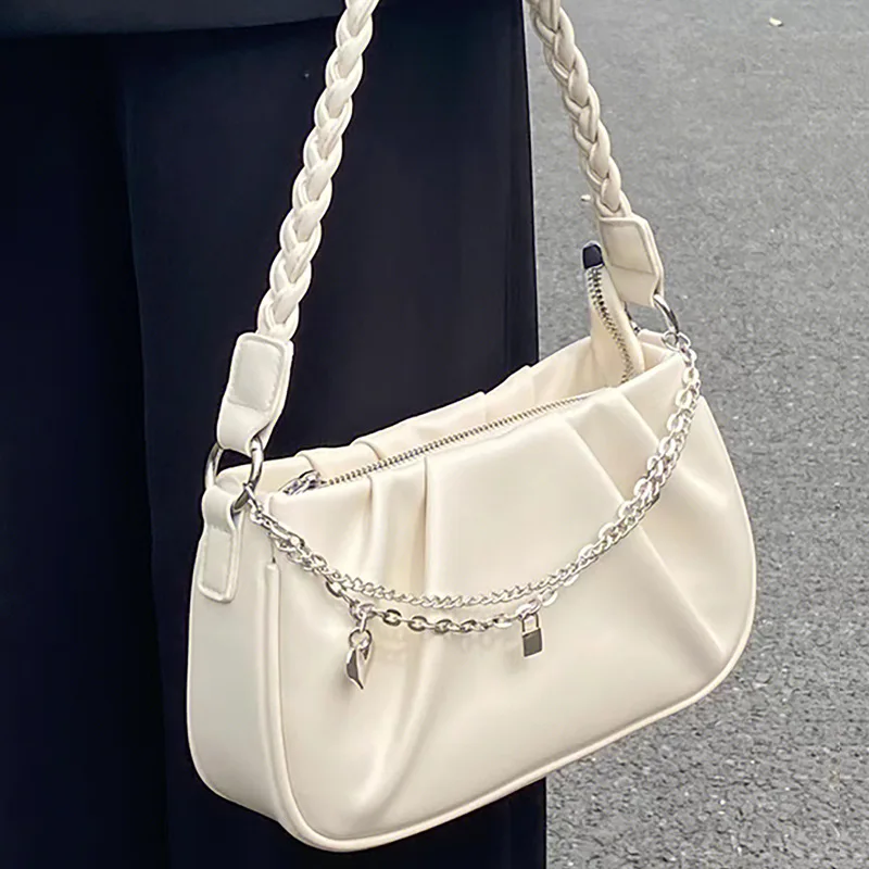 

2025 new cloud bag women's bag crossbody bag autumn/winter versatile shoulder bag leather chain bag