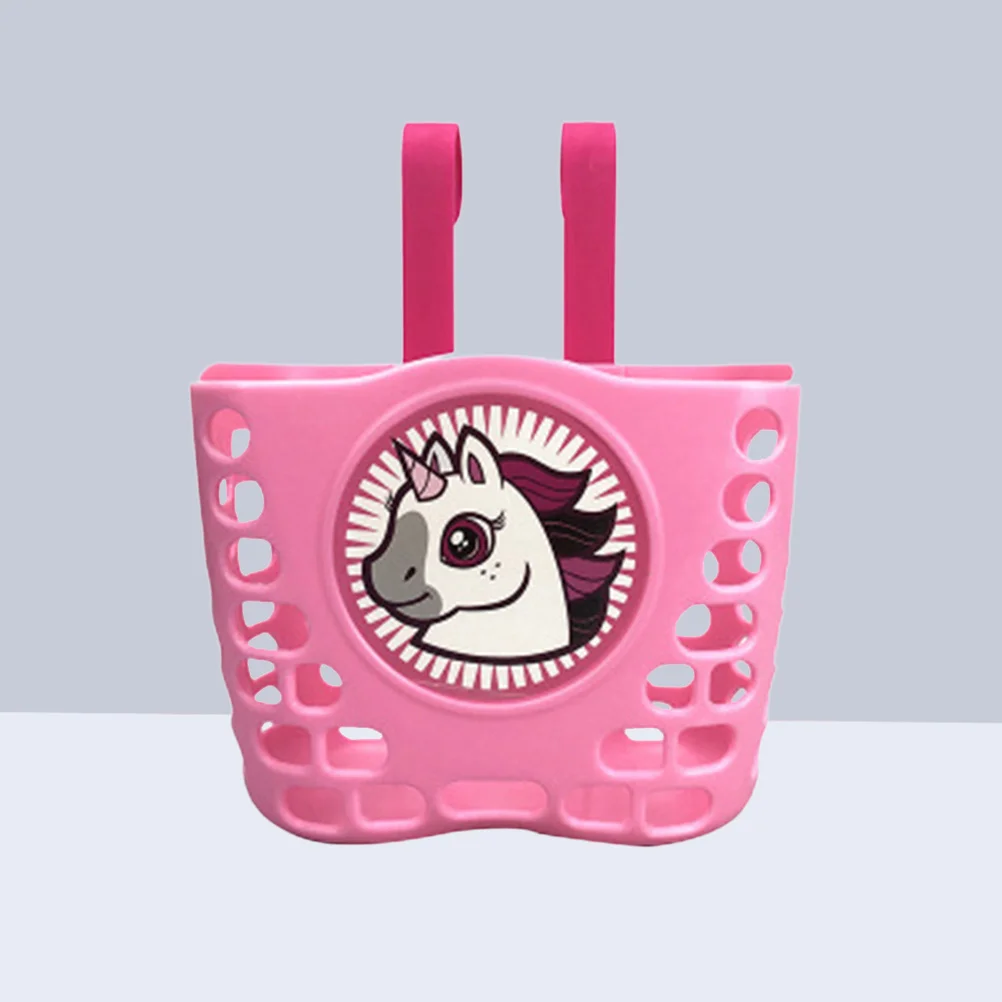 سلة دراجة أطفال محمولة سلة سكوتر معلقة بار نمط القرش المقود تخزين إضافي يناسب معظم ملحقات الدراجات هدية #6