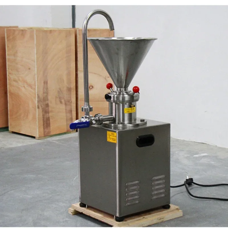 Upgrade Peanut Mozzarella Grinder 220V Vertical Refiner Colloidal Chocolate Bean Jam Crushing Grinder Stainless Steel
