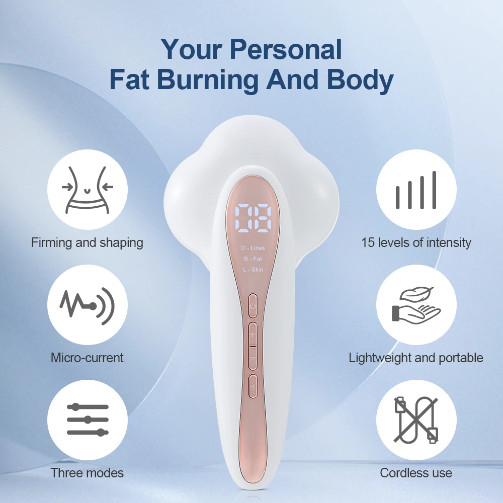 Wireless Body Sculpting Machine Infrared Electric Body Massager for Belly Fat Waist Arm Leg Cellulite Massage Weight Loss Device