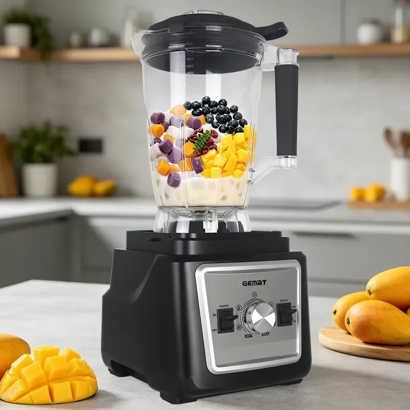 6L Heavy Duty Commercial Smoothie Blender Professional Food Processor Multifunctional Liquid Juicer Mixer for Restaurant Bar