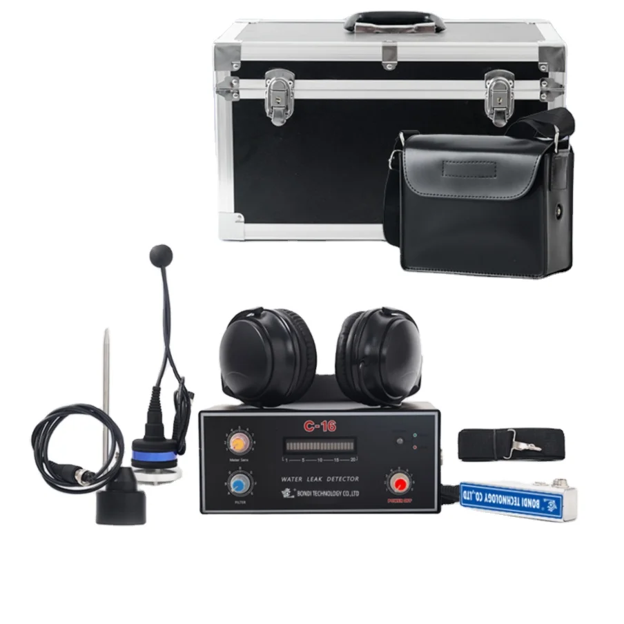 

Good seller C-16 Newest High Performance Water Leak Detector Underground Pipe Leakage Detection Instrument Home Use Leak Noise C