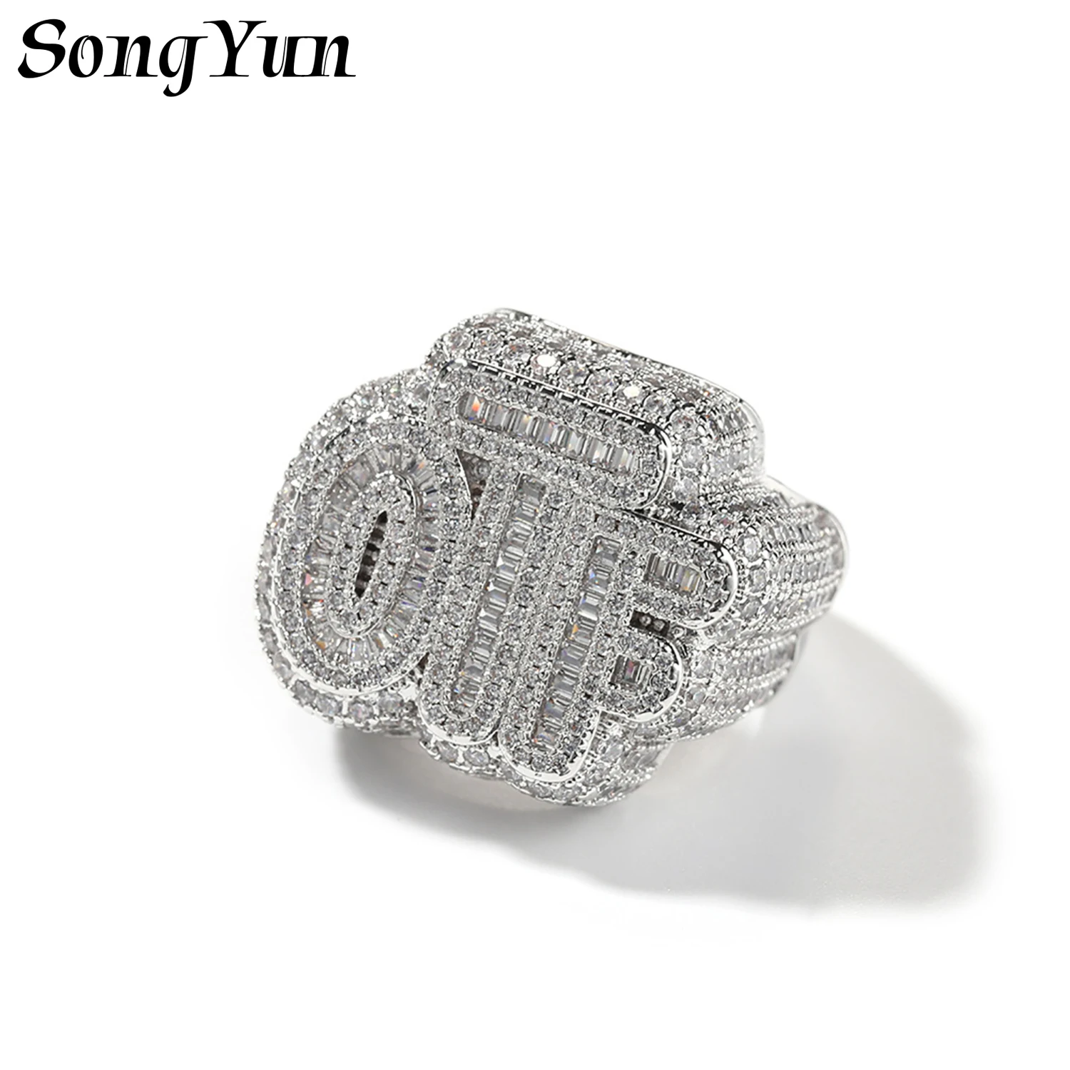 

SongYun Jewelry MHT Quality Brass Ring Wedding Band CZ 7A Zircon Engagement Party Her Women Man Rings Fashion Jewelry