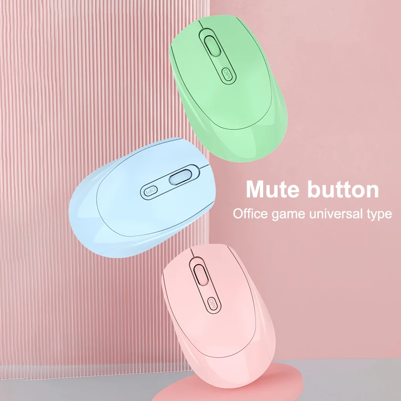 Laptop Mouse Universal Wireless Bluetooth Mouse Rechargeable Dual Mode Silent Male，Female Office Mouse Mini,Computer Accessories
