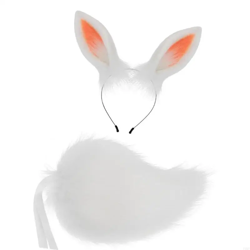 49MF Halloween Rabbits Costume Accessories for Kid Girl Christmas Halloween