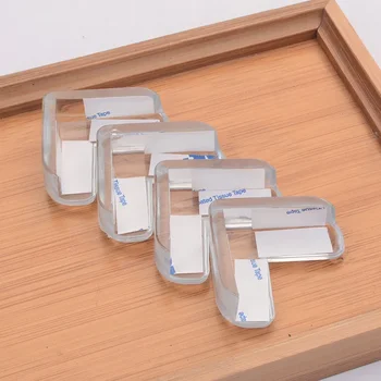 Protetor de canto de mesa para crianças, guarda de ângulo direito do bebê, proteção de mesa, proteção de mesa, protetor pad, 4pcs por lote