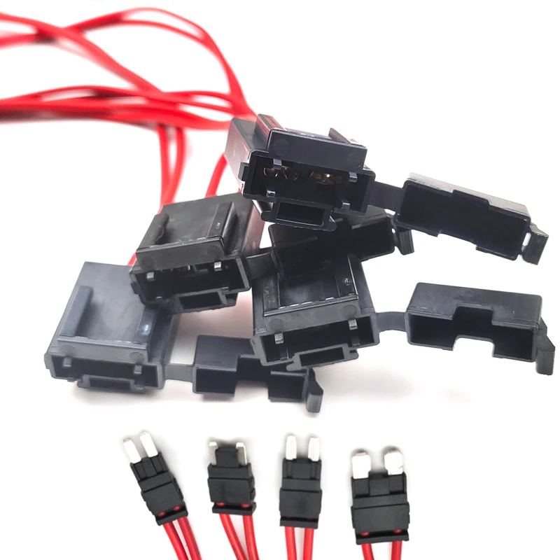 32V ACC Standard/Micro2/Small/Mini Size Car Fuse Holder 16AWG Non-Destructive Fuse Box ATM Blade Fuse Extension Cord