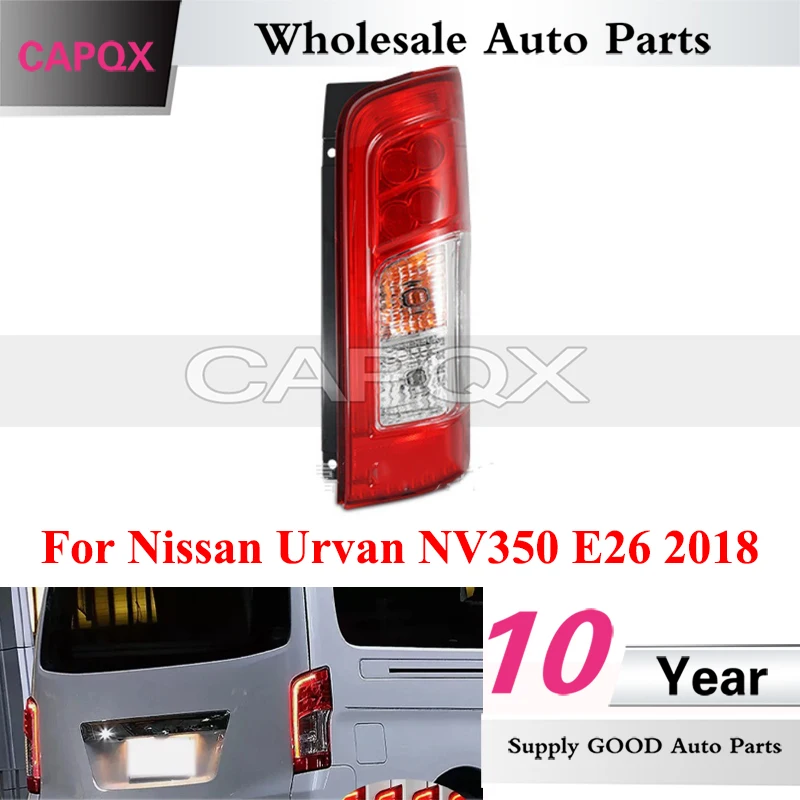 

CAPQX светодиодный задний фонарь заднего бампера для Nissan Urvan NV350 E26 2018, задний стоп-сигнал, стоп-сигнал, задний фонарь, задний фонарь