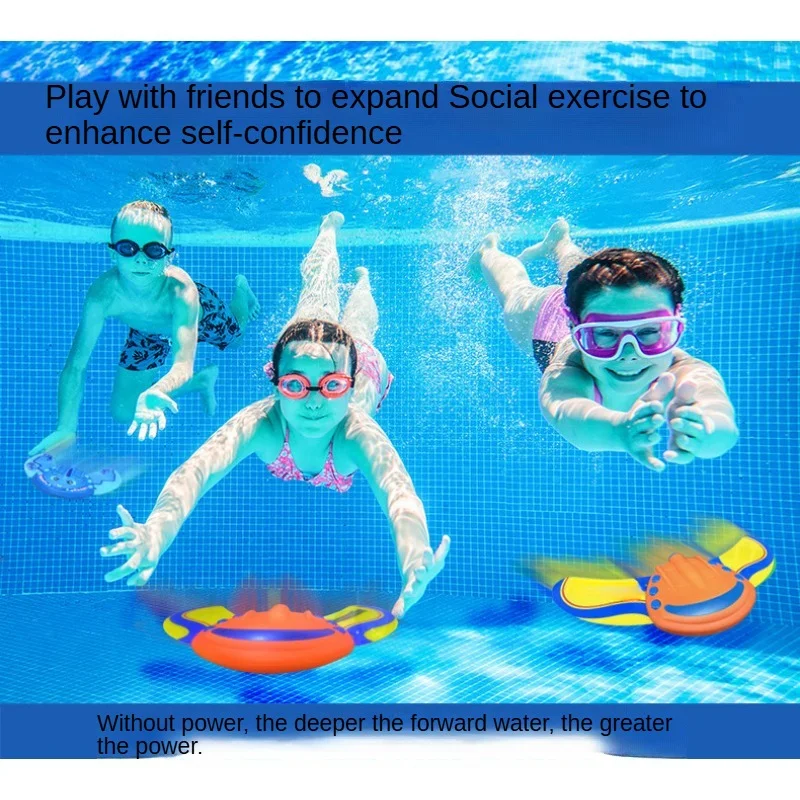 Summer Swimming Pool Toys for Kids Water Power Floating Devil Fish Playing in Water Toys Beach Pool Water Splashing Play Toys