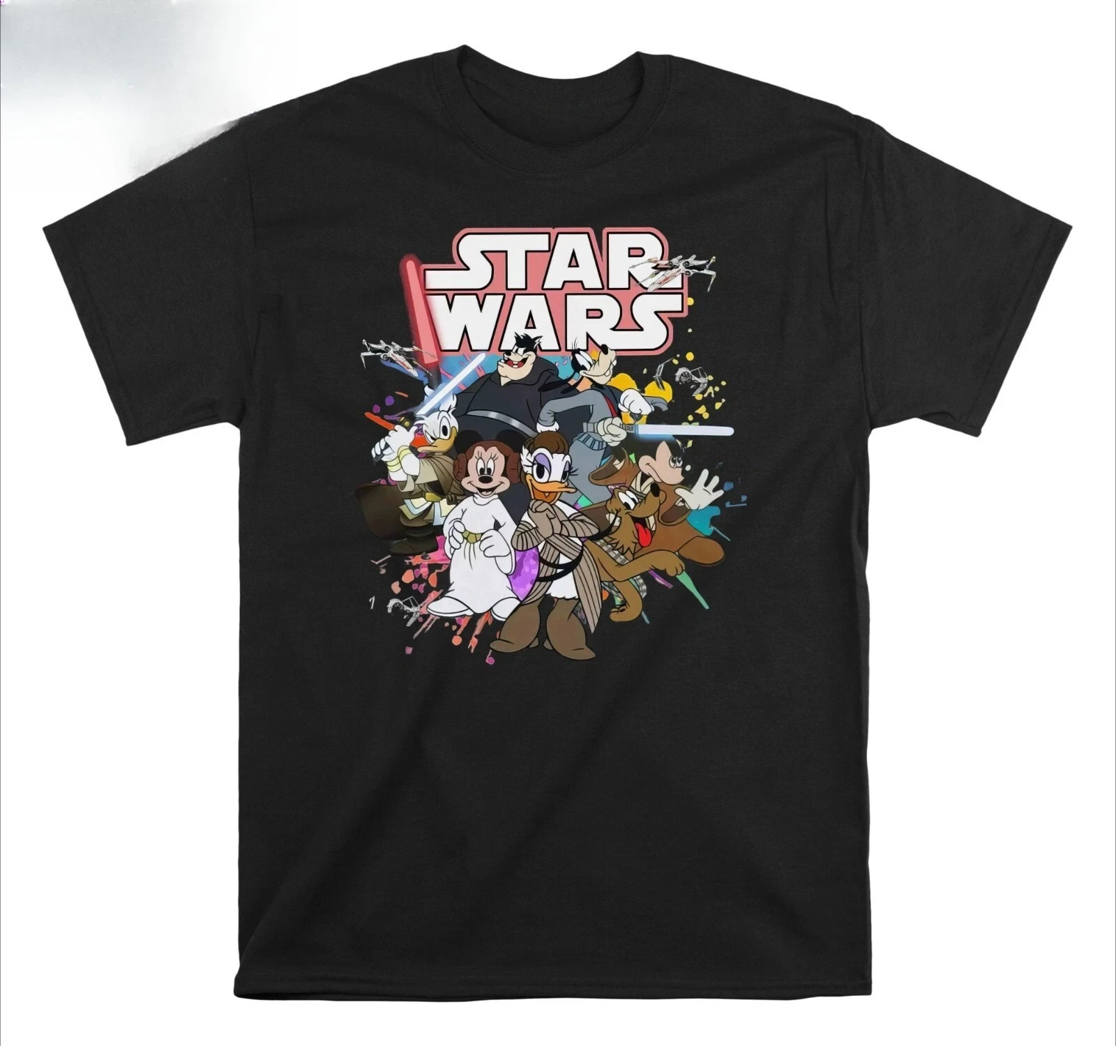 

2026 Disney Mickey Mouse Friends Team New Family-Personalized Cotton T-Shirt Comfortable, Breathable, High-Quality, Ins