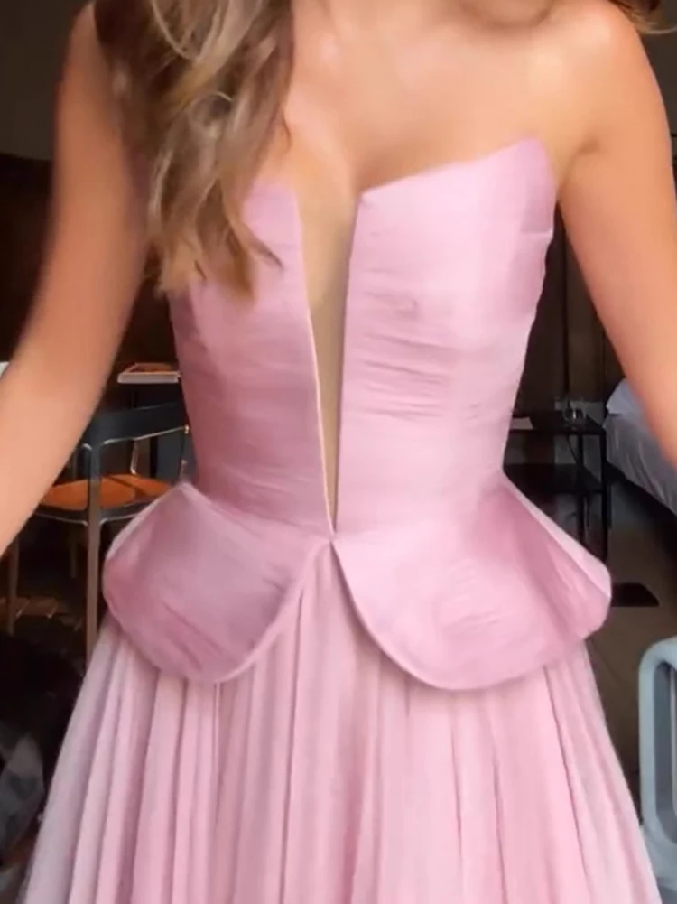 Pink Strapless High… - image