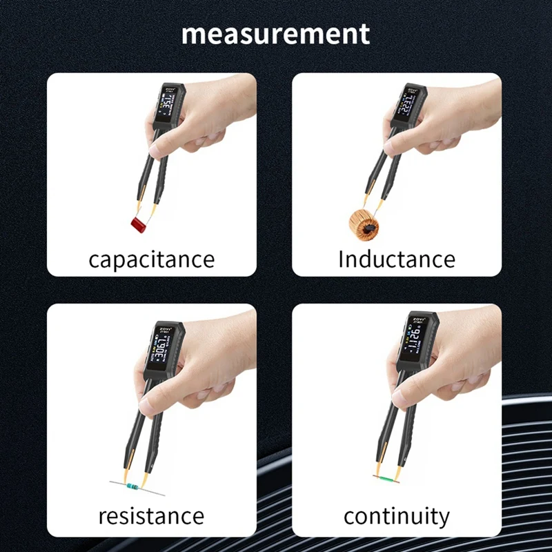 ZOYI ZT-MD1 cyfrowa inteligentna pęseta LCR SMD ESR Tester rezystancja pojemność indukcyjność Test diody debugowanie narzędzie do naprawy