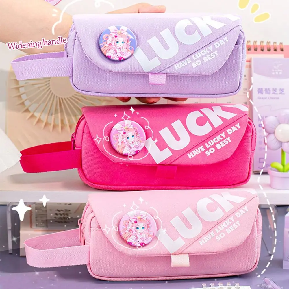 

Portable Large Capacity Pen Bag Dirt-proof Multifunctional Stationery Bag Pencil Case for Students