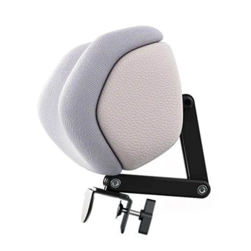 Adjustable Memory Foam Headrest-Ergonomic Neck Support Pillow With Flexible Height And Angle,