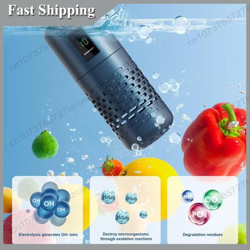 

-A99Z Машина для чистки фруктов и овощей, Очиститель фруктов и овощей с экранным дисплеем, Для овощей, мяса, посуды