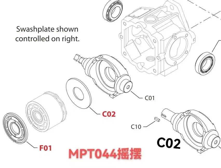 

MPT044 Hydraulic Piston Pump Parts