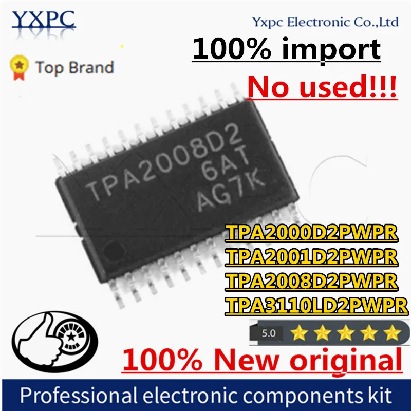 

10pcs 100% New TPA2000D2PWPR TPA2001D2PWPR TPA2008D2PWPR TPA3110LD2PWPR TPA2000D2 TPA2001D2 TPA2008D2 TPA3110LD2 TSSOP Chips