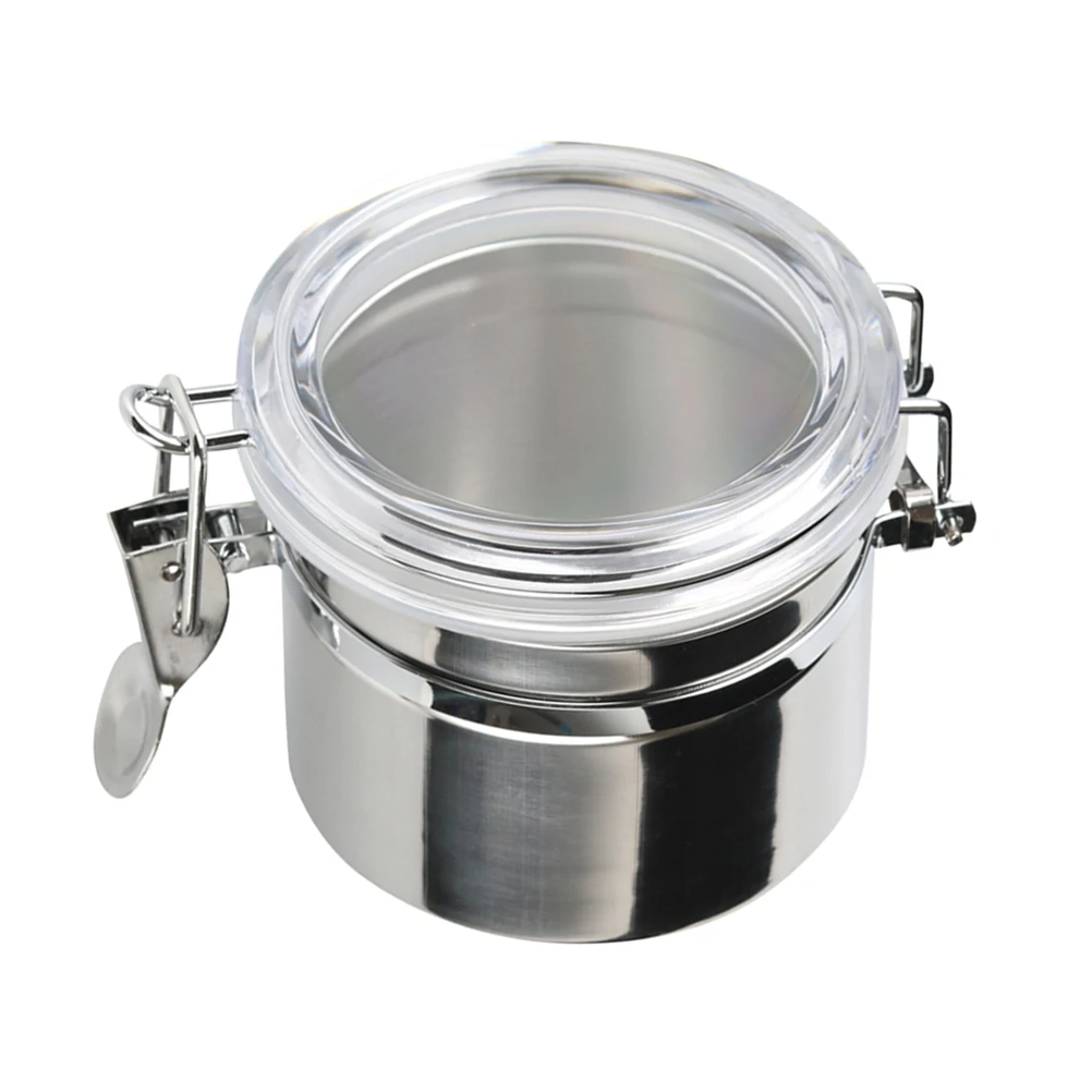 

5 Inches Stainless -keeping Can Airtight Canister Storage Food Containers Coffee Beans