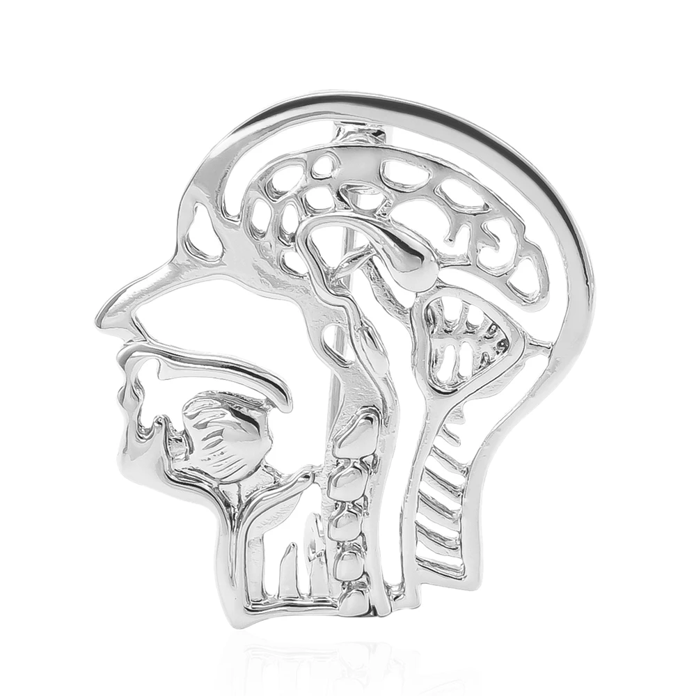 Brain Anatomy Medicine Brooches Body Organ Lab Jewelry Accessories Lapel Jacket Hat Badge Pins Gifts for Doctor Patient Nurse