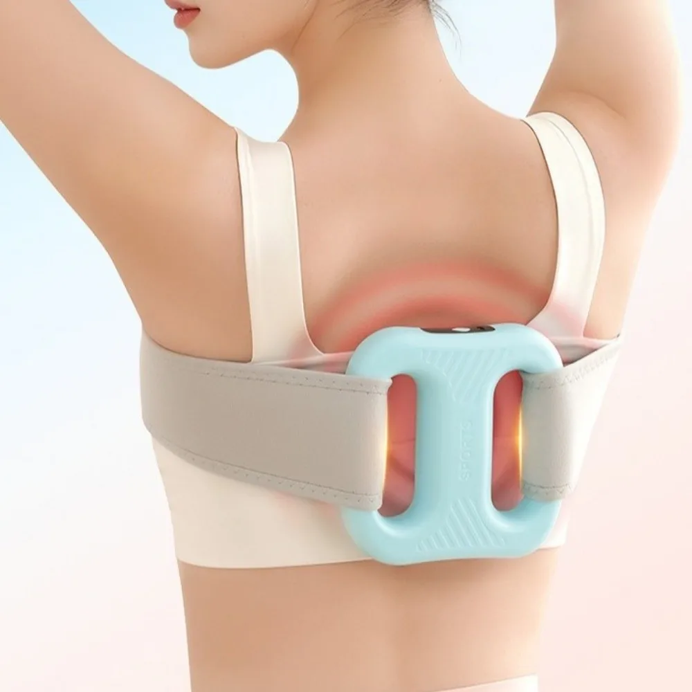 Cordless Fascia Rings Massager Deep Tissue Mini Electric Body Slimming Machine with Belt Rechargeable Muscle Handheld Massager