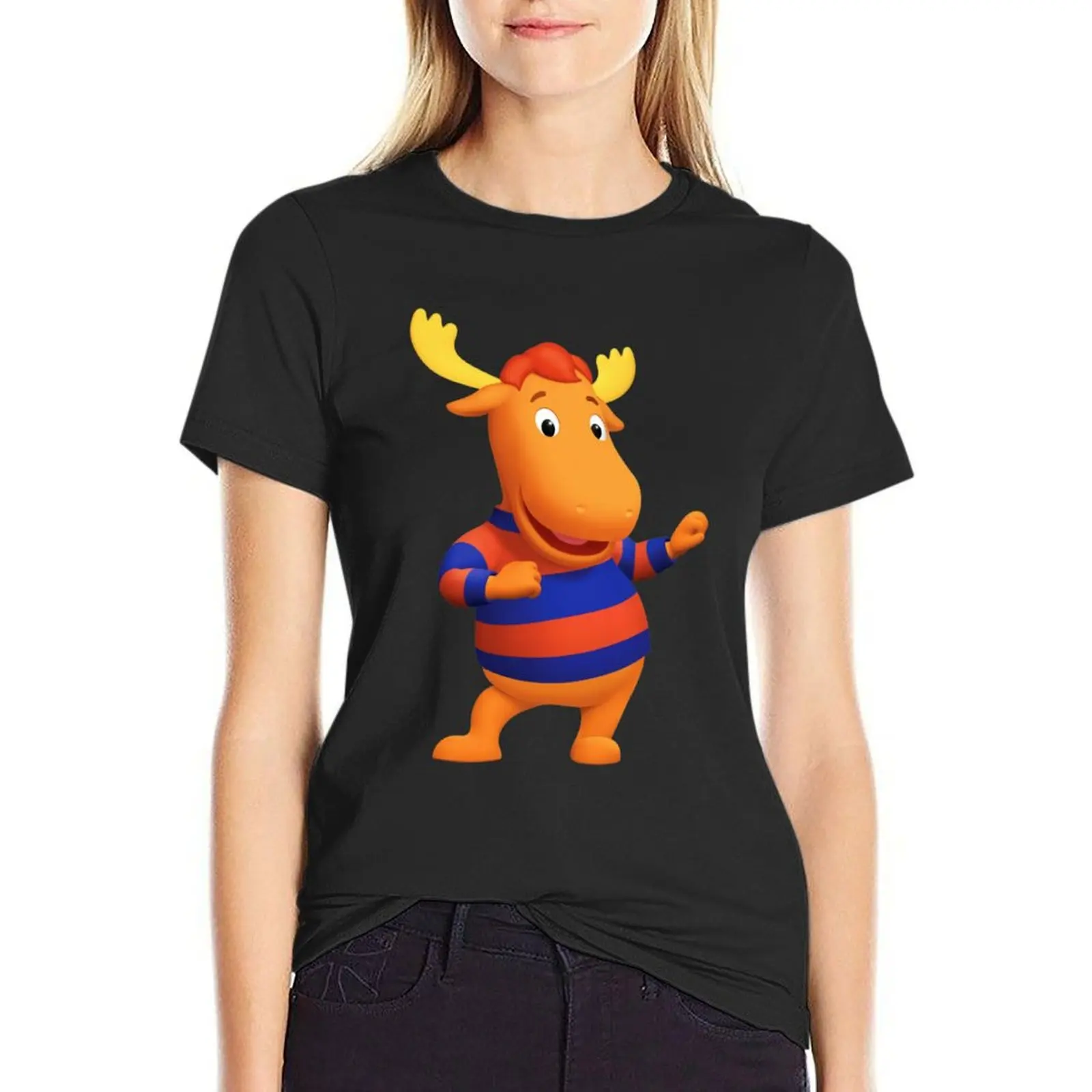 

tyrone the backyardigans T-Shirt summer tops Aesthetic clothing quick-drying Women clothing