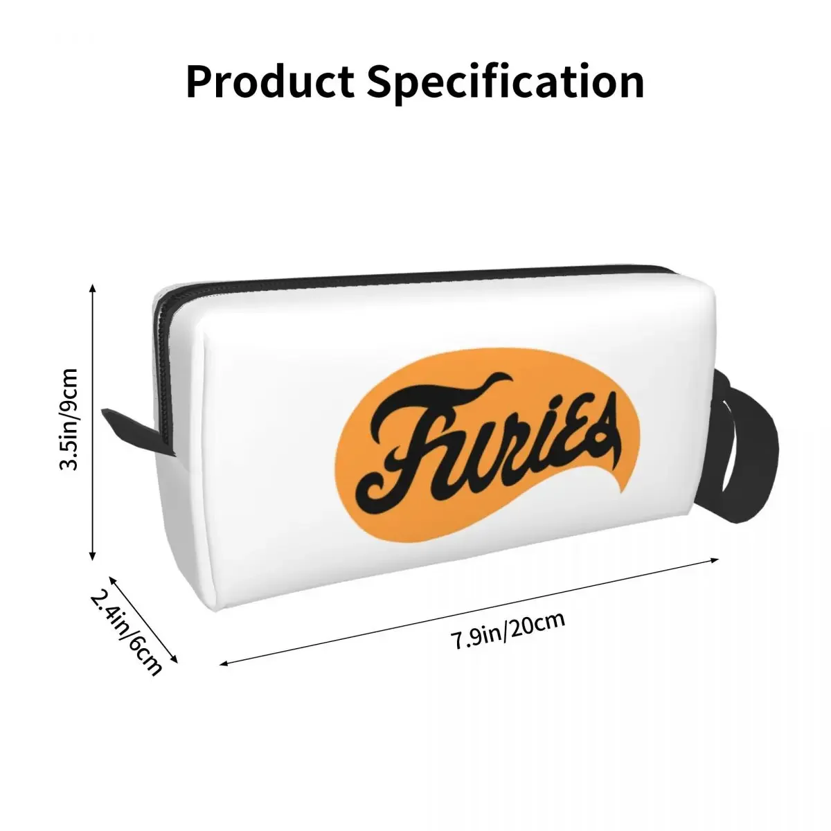 The Baseball Furies Gang Makeup Bag Cosmetic Organizer Storage DoppKit Toiletry Cosmetic Bag for Women Beauty Travel Pencil Case