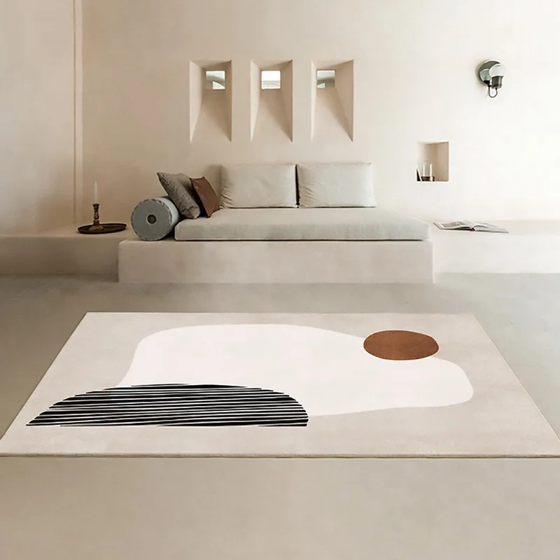 

Modern simple imitation cashmere living room carpet, sofa coffee table blanket mat