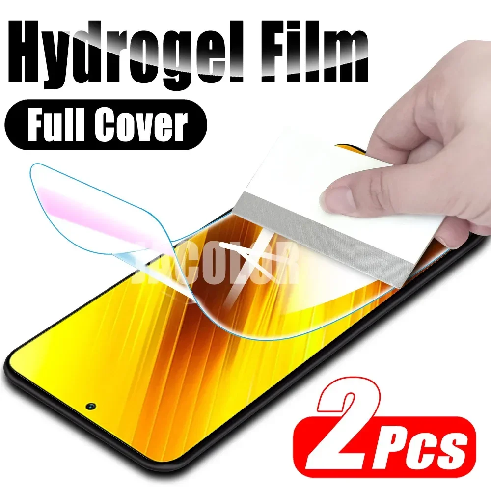 

2pcs Hydrogel Film For Xiaomi Poco X3 GT Pro NFC Xiaomy Poca Pocco X 3 3GT 3Pro 3NFC X3Pro X3NFC X3GT Phone Gel Screen Protector