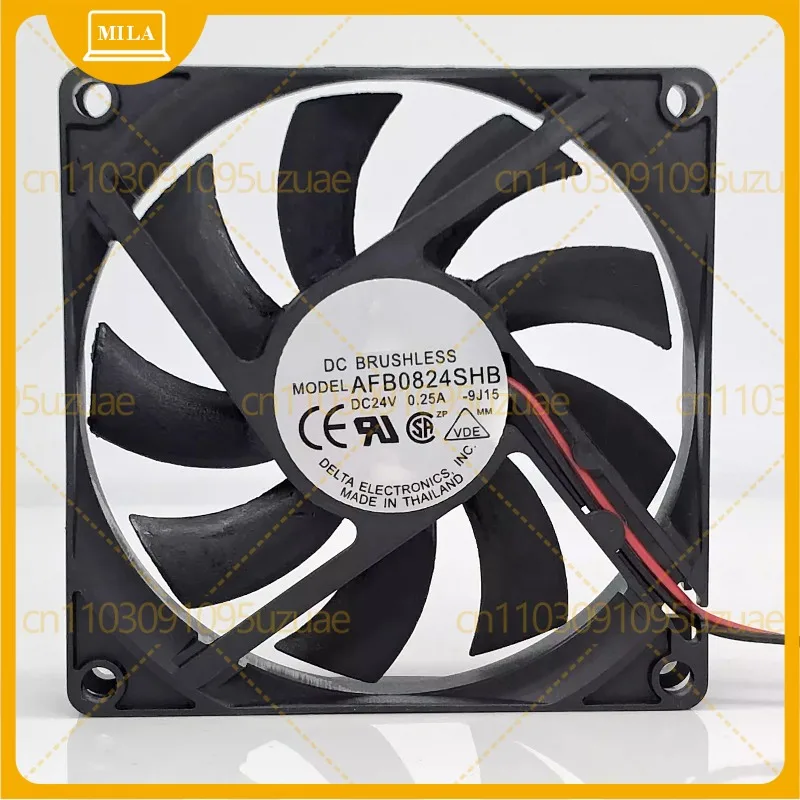 

New AFB0824SHB 24V 0.26A 8015 8CM 2-wire 3-wire inverter server silent cooling fan
