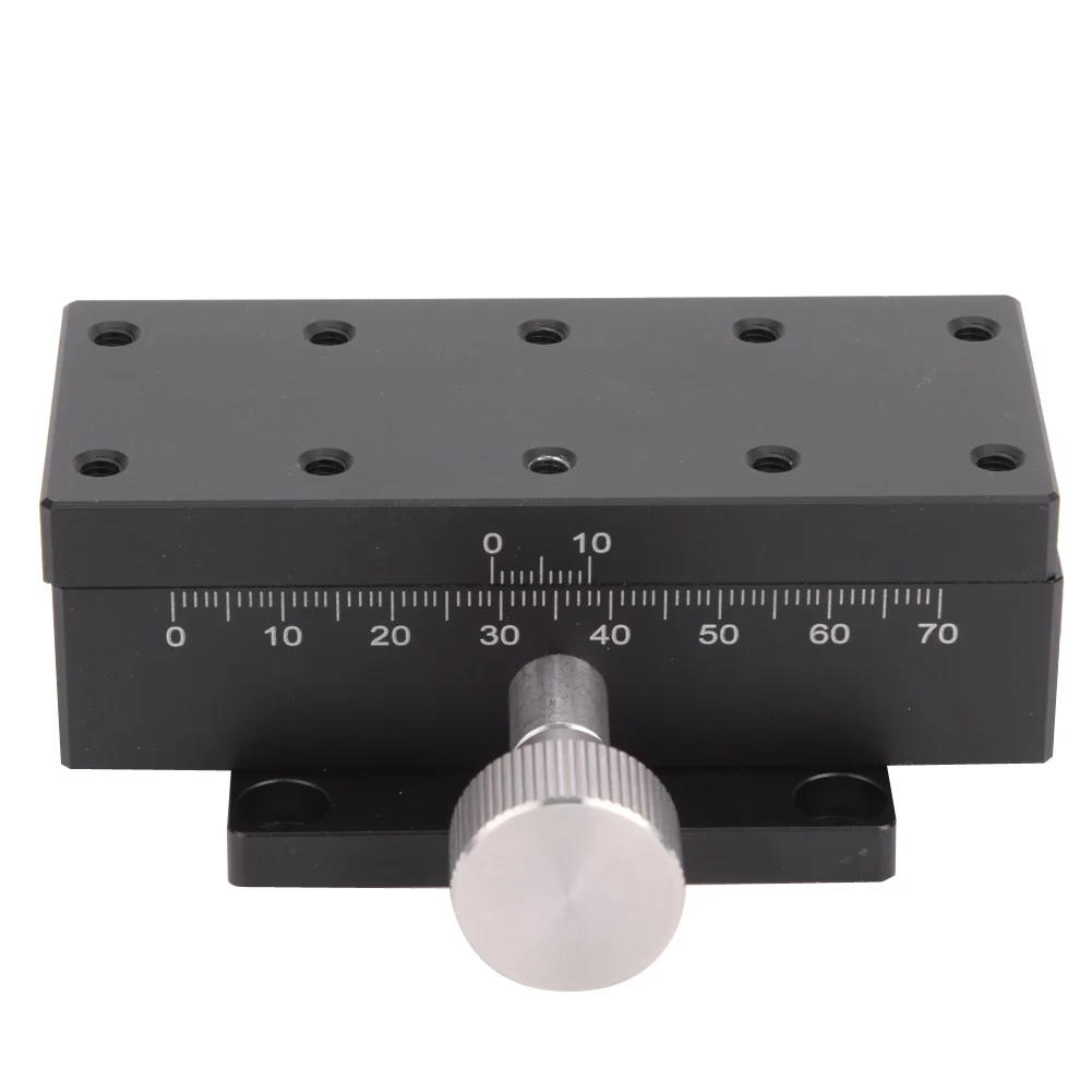 40x90mm Manual X Trimming Platform Gear Guide High Accuracy Adjustable Sliding Stage