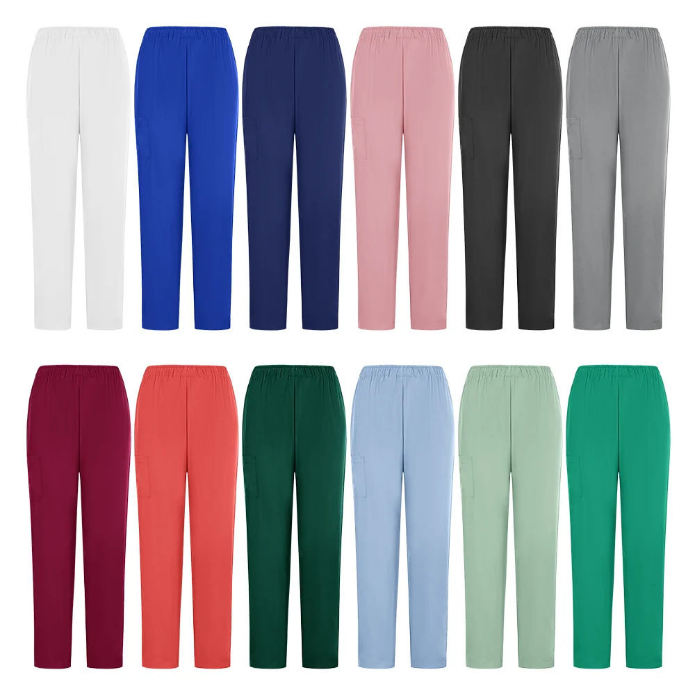 زي ممرضة الصيدلة بأكمام قصيرة، ملابس عمل لمستشفى الحيوانات الأليفة، زي جراحة الأسنان، بدلة مكونة من ثلاث قطع مطبوعة برسوم كرتونية طبية