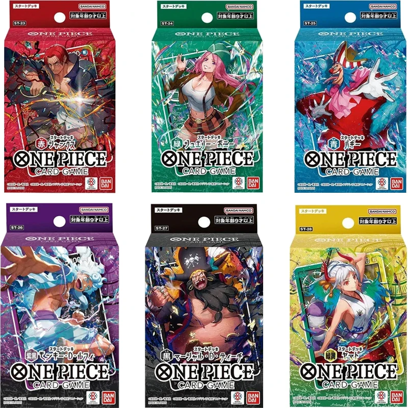 New BANDAI One Piece Scale Card Game Monkey D. Luffy Starter Deck ST23-28 TCG JAPAN Anime Collection Card Toy