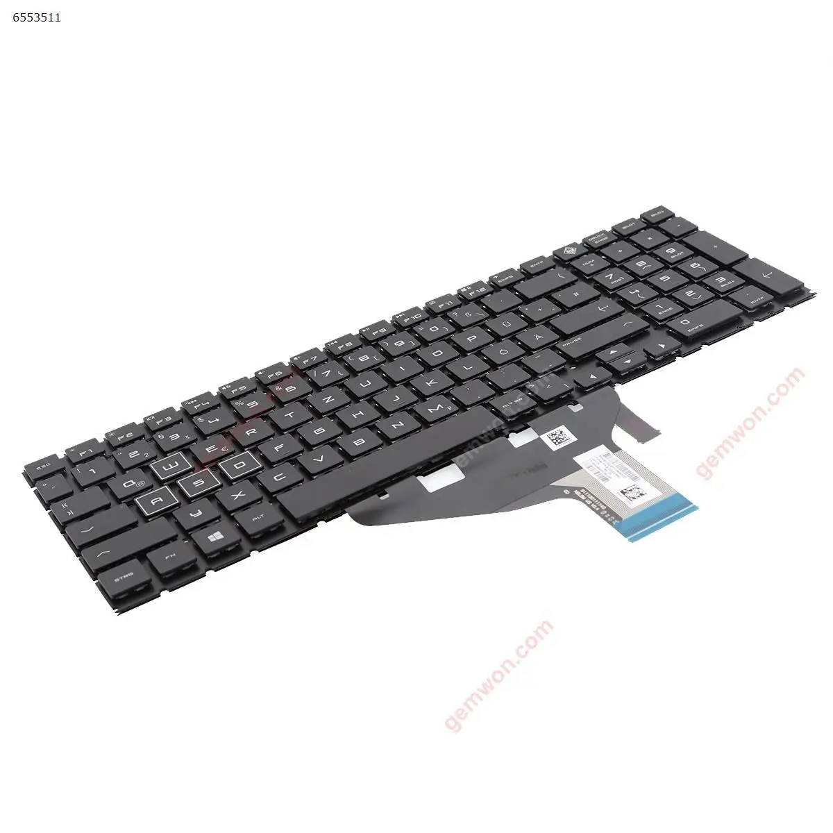 GR Laptop Keyboard for HP Omen 15-DC TPN-Q211 15-dc000 15t-dc000 15-dc0010nr Black with Backlit