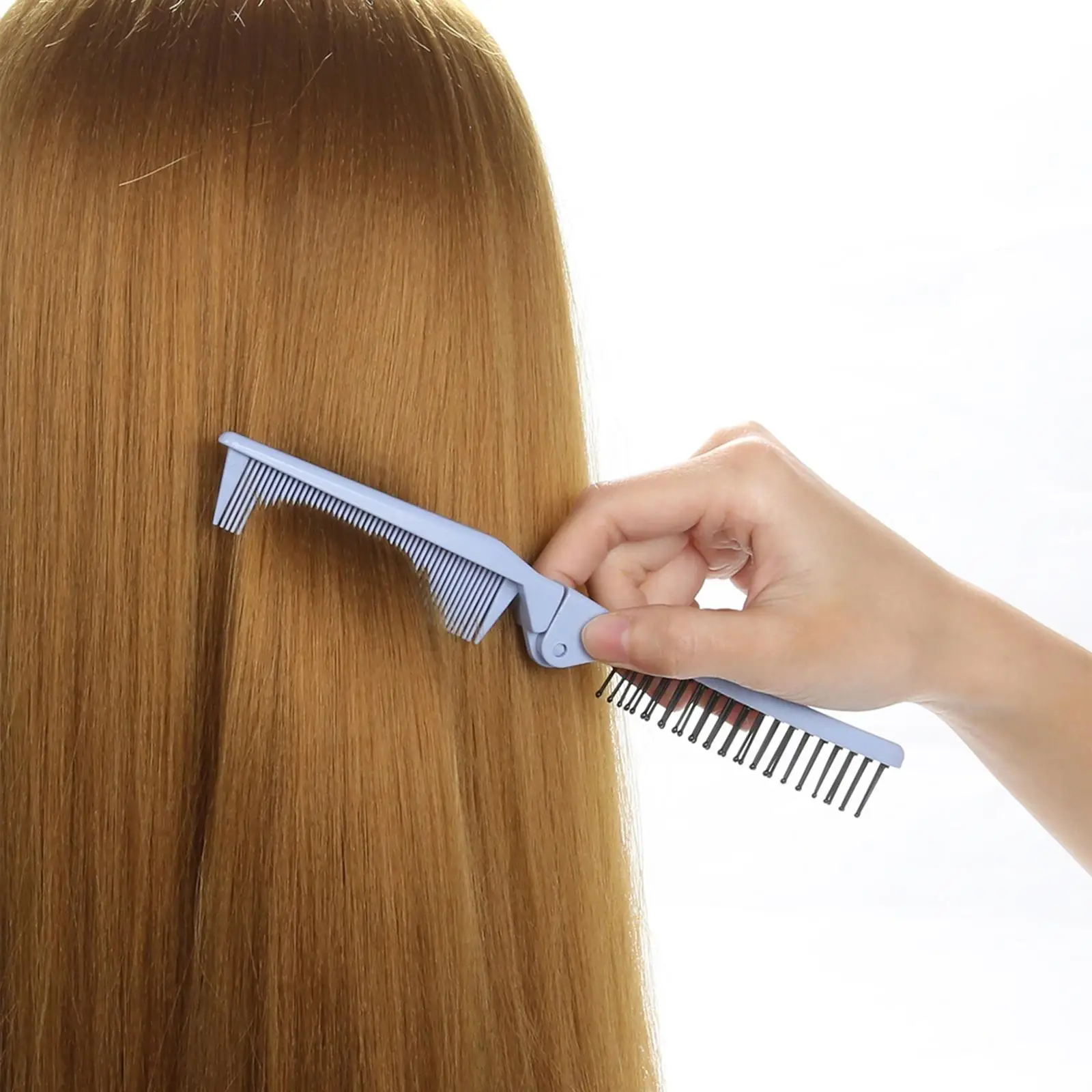 

Double Headed Folding Hair Comb ABS Plastic Professional Hair Brush for Hair Coloring and Salon Hairstyles