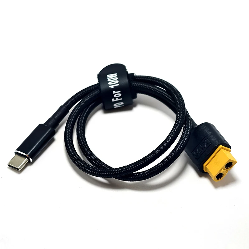 

For Toolkitrc M7 M6 M6D M8S 100W Fast Charging Power Line USB-C to XT60 Charging Cable for Toolkitrc SC100 Type-C to XT60 Cable