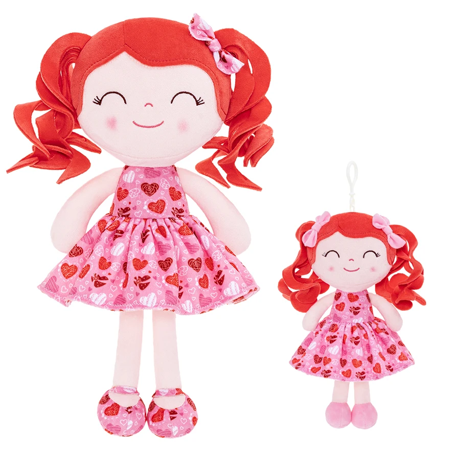 Gloveya Two-piece set of plush toys and plush Plush Toy Girls Birthday Gift Cute New Design Limited Cute Doll Pendant