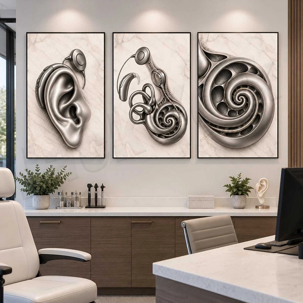 Medical Art: Stethoscope and Lung Sounds – Respiratory Care & Telemetry Nurse Gift – Cardiology Clinic Decor Poster