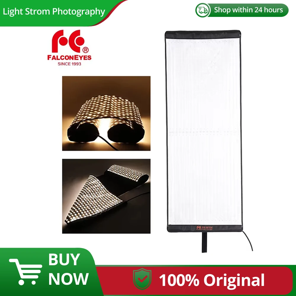 Falcon Eyes RX-36TDX 240 Вт двухцветный 3000K-5600K светодиодный светильник для фото-видео лампа гибкая подвижная тканевая панель студийного видео освещения Falcon Eyes RX-36TDX 240 Вт двухцветный 3000K-5600K светодиодный светильник для фото-видео лампа гибкая подвижная тканевая панель студийного видео освещения