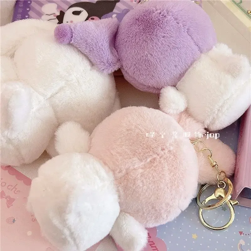 Sanrio Hello Kitty Plush Doll Miniso Anime Cartoon Cute Kuromi Cinnamoroll Fashion Ornaments Decoration Charm Girl Holiday Gifts