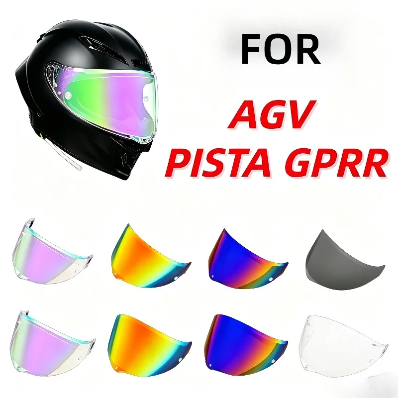 Suitable for AGV PISTA GPRR/CORSA Lenses, Single Nail Anti Fog Film, Color Changing Film, Motorcycle Helmet Lenses