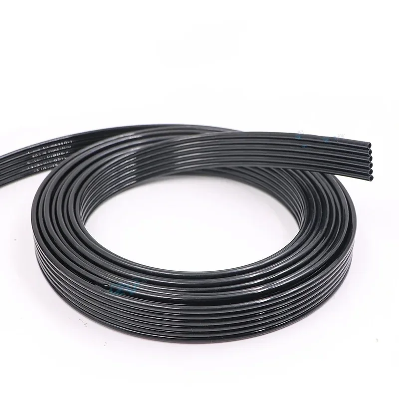 

1pcs 5 Meters 6 lines ways UV ink hose For Epson XP600 XP601 TX800 Mimaki Mutoh Roland Galaxy xuli printer Black ink tube pipe